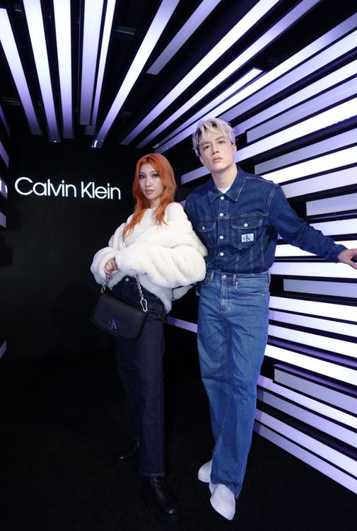 Calvin Klein丹寧快閃店打造了充滿品牌概念元素的拍攝場景。陳德興攝