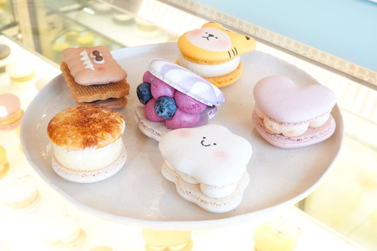 Mandy製作的特色馬卡龍深受饕客喜愛。林泊志攝