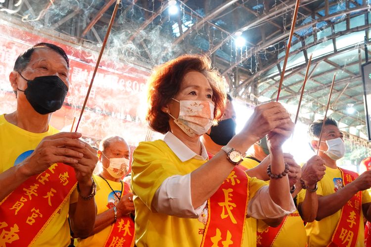 宜蘭縣長林姿妙上任後力推蘭陽媽祖文化節，成為宜蘭近年來大型的宗教節慶活動。林泊志攝