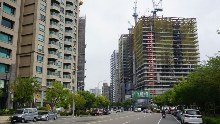 美術館特區新屋房價將全面挑戰5字頭。葉家銘攝