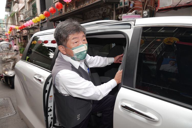 陳時中給北市防疫指揮官打60分。陳德興攝