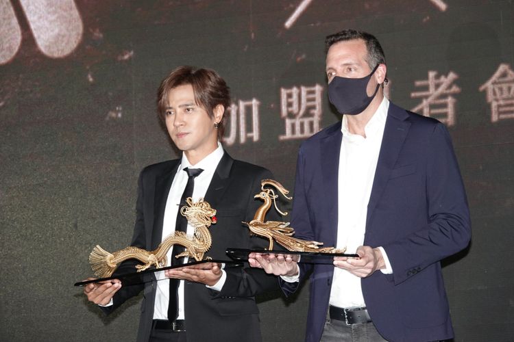 華納音樂(亞洲)聯席總裁Jonathan Serbin今也特別為此從香港飛來台北為小豬站台。陳德興攝