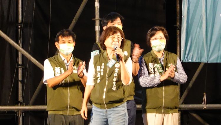 蘇治芬批張家無建設，疾呼鄉親支持劉建國進縣府建設雲林。魏嘉良攝