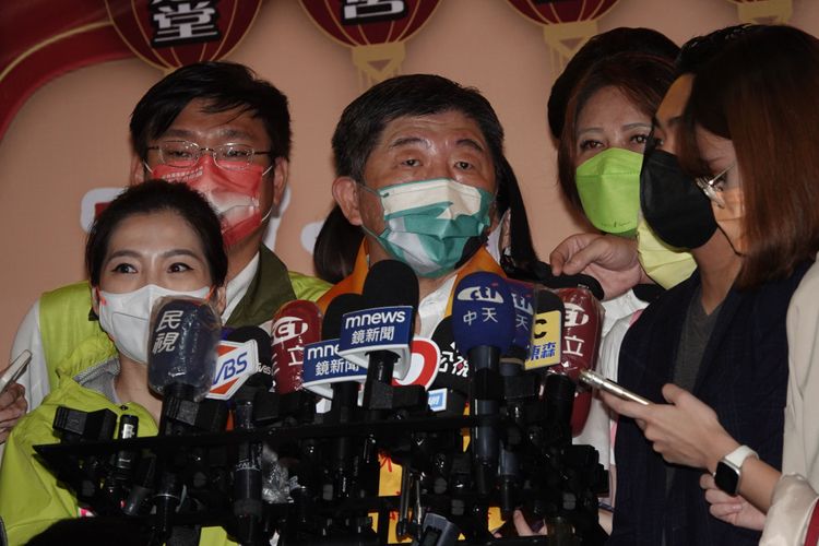 陳時中認為，該節目場合大概也不是刻意針對哪一方。陳德興攝