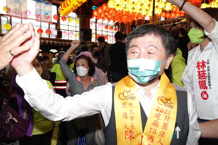 陳時中強調，防疫團隊都努力做事，沒有爭功諉過的情況。陳德興攝