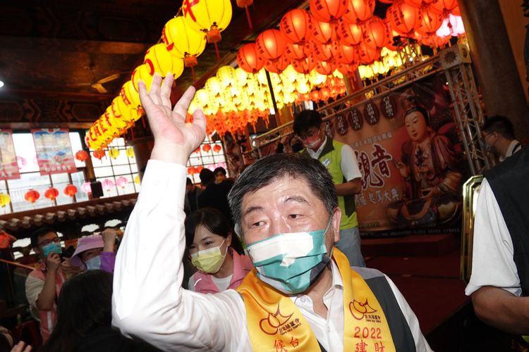 陳時中競辦喊話國民黨，不要拿疫情當選舉提款機。陳德興攝