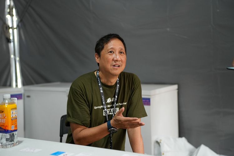 春浪主辦單位「友善的狗文化活動公司」CEO沈光遠。田欣雲攝