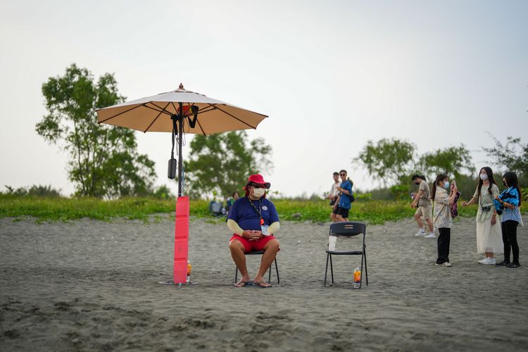 因活動於海濱舉辦，救生員等安全措施不可馬虎。田欣雲攝