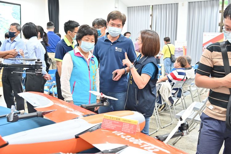 綠島高精度圖資暨3D實景建模成果展。台東縣府提供