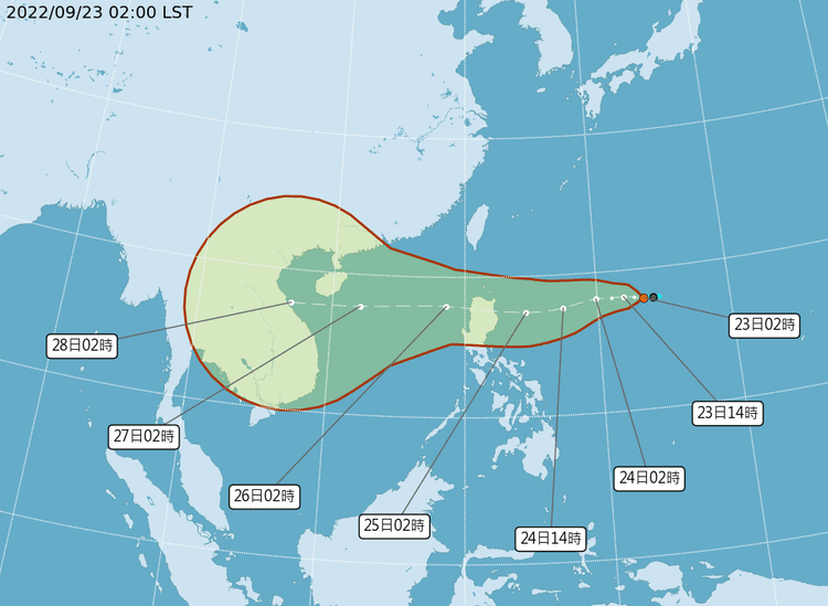 中央氣象局提供