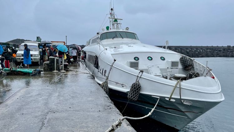 蘭嶼開元港。古和純攝