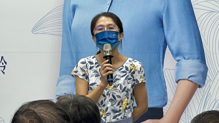 東海國小退休前校長黃裕敏。古和純攝