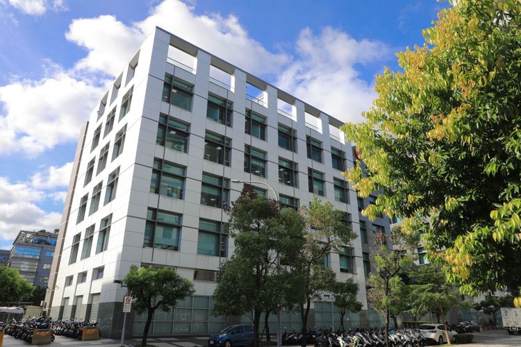 經濟部和文化部官員前往台蘋大樓。攝影中心攝