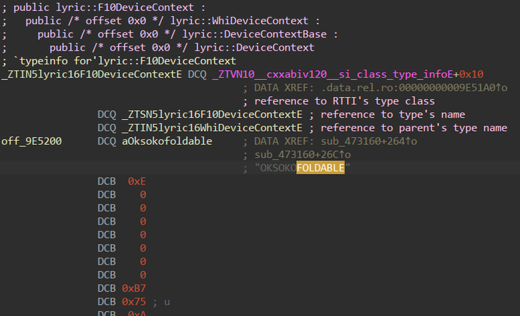 Android 13 代碼秀出更多 Pixel 摺疊機訊息。取自推特