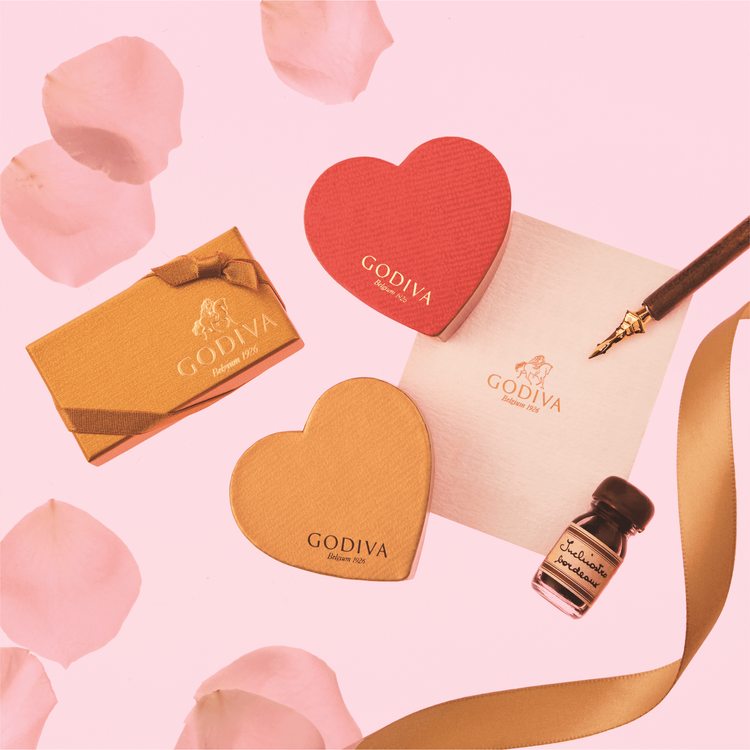 GODIVA全新改版的婚禮系列，以如夢似幻、多樣化的巧克力禮盒，搭配優雅高貴的包裝風格。業者提供