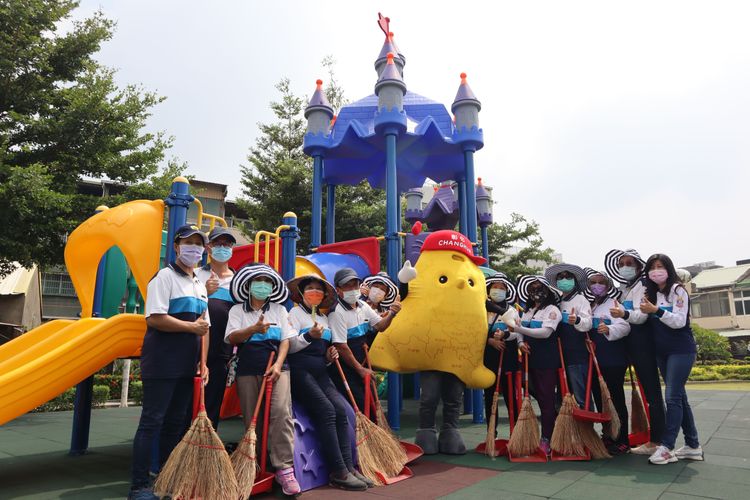 彰化縣志願服務吉祥物寶寶近來人氣爆棚。彰縣府提供