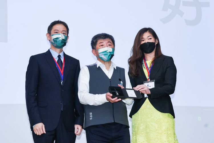 陳時中出席台灣植牙聯盟醫學會第二屆第二次會員代表大會。趙世平攝