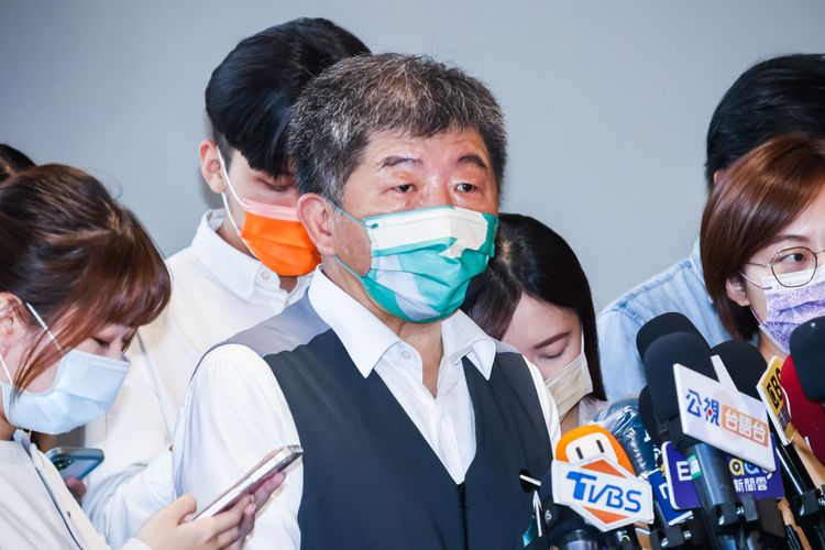 陳時中出席台灣植牙聯盟醫學會第二屆第二次會員代表大會。趙世平攝