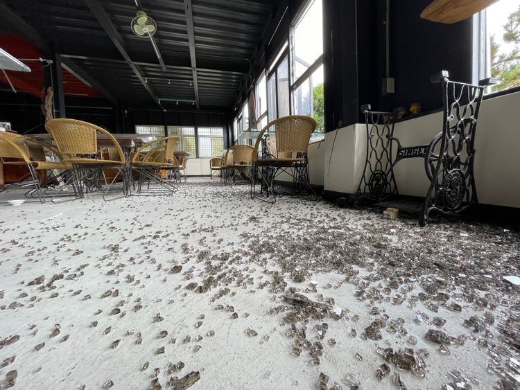 《壹蘋新聞網》透過第一人稱視角直擊「「雲閩農莊」內部，帶您感受大地之怒的震撼力。彭欣偉攝