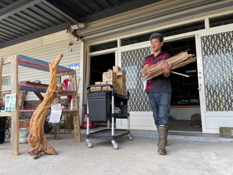 王俊元強調，未來有機會一定要將「雲閩農莊」重新開回來，因為重建的不只是茶莊更是心中的家園。彭欣偉攝