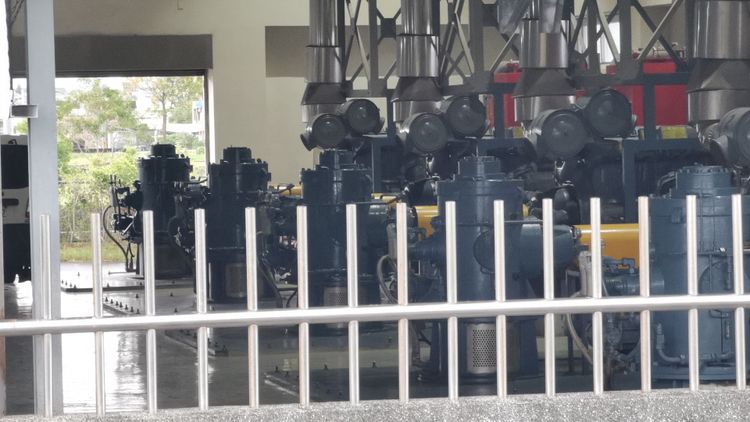 宜東抽水站已有人員進駐待命。林泊志攝