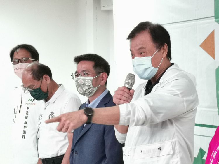 蘇嘉全認為江聰淵具有擔任縣長的條件。林泊志攝