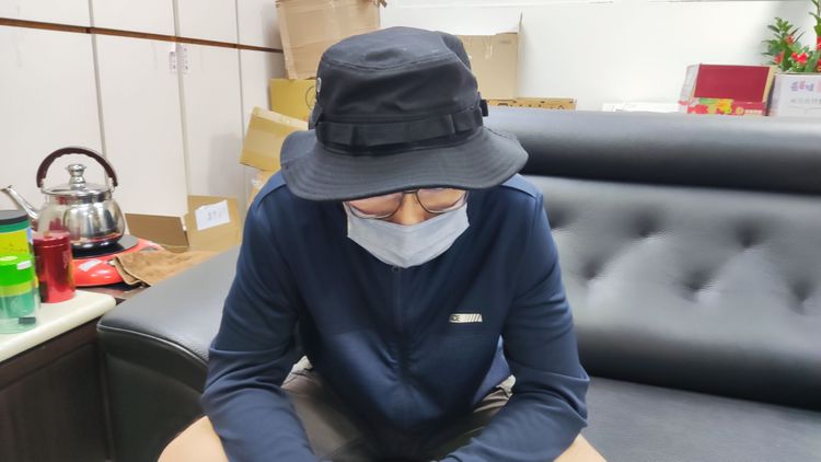 另1名被害人小張（化名）。莊淇鈞攝