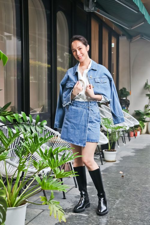 小薰笑稱她爸爸就跟大孩子一樣，超黏女兒。趙世平攝