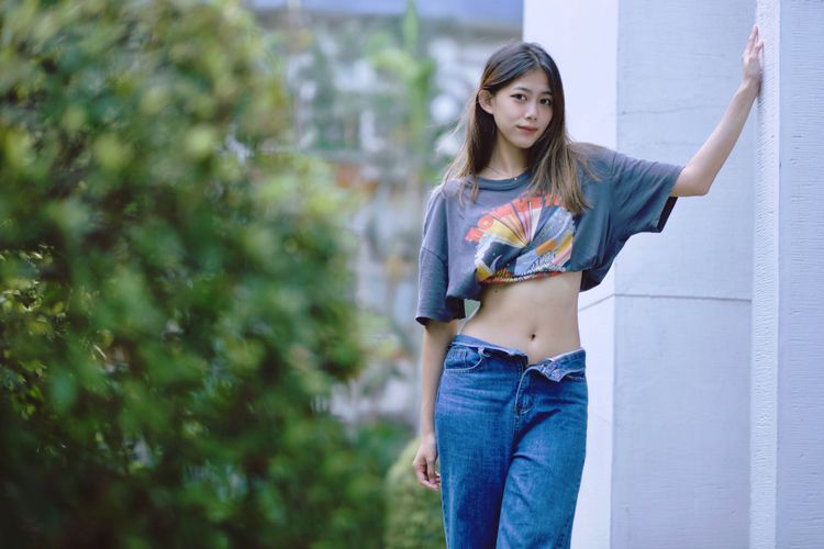 Janice拍攝過程中，還不忘提醒要幫忙宣傳，輔大熱舞社。陳志淵攝