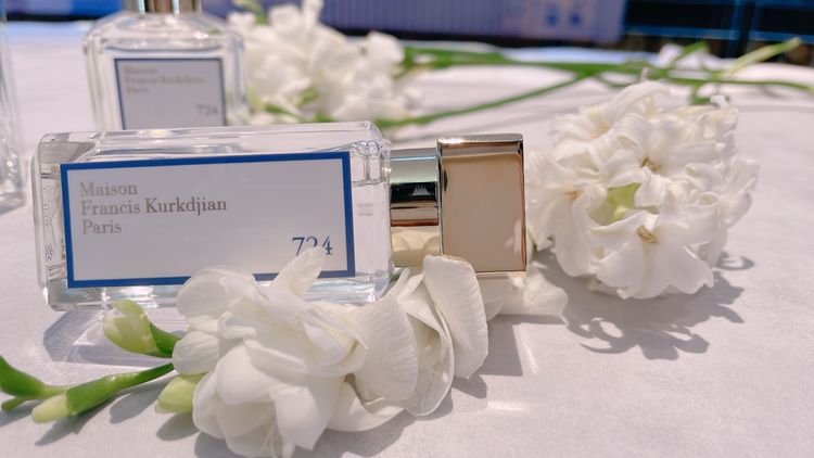 724淡香精結合花香與麝香調。張家玲攝