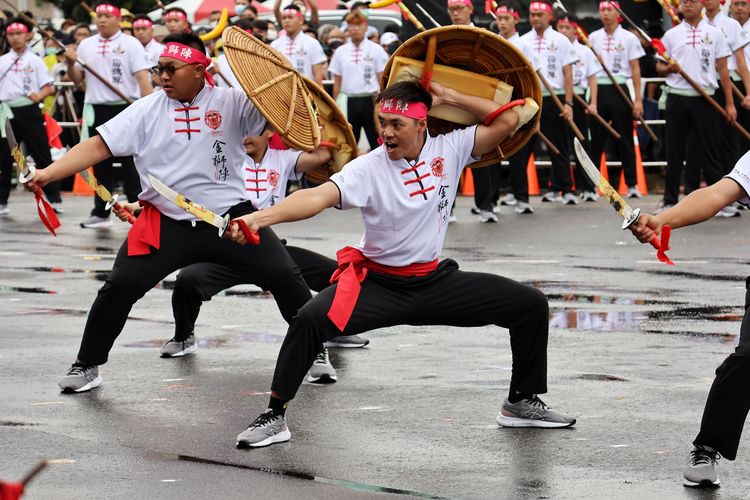 臺南市聯合武陣。葉志明攝