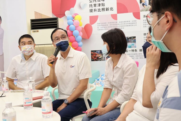 現場就青年議題、親子政策及基隆科學園區等各面向進行交流。戴之聖攝