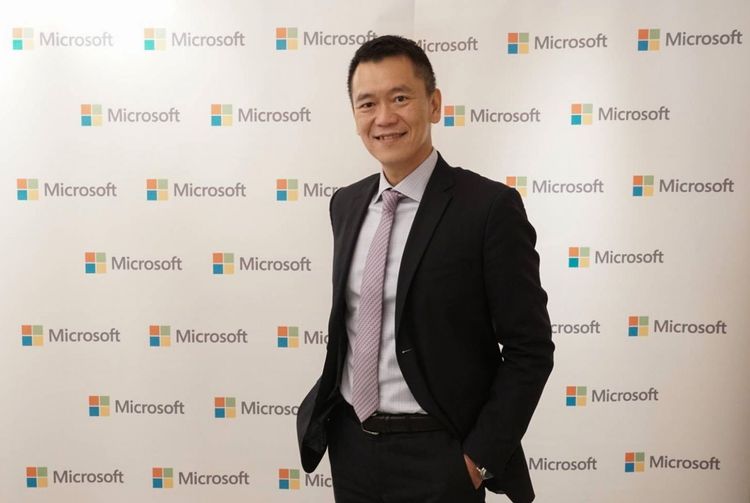 台灣微軟總經理卞志祥。黃子倫攝