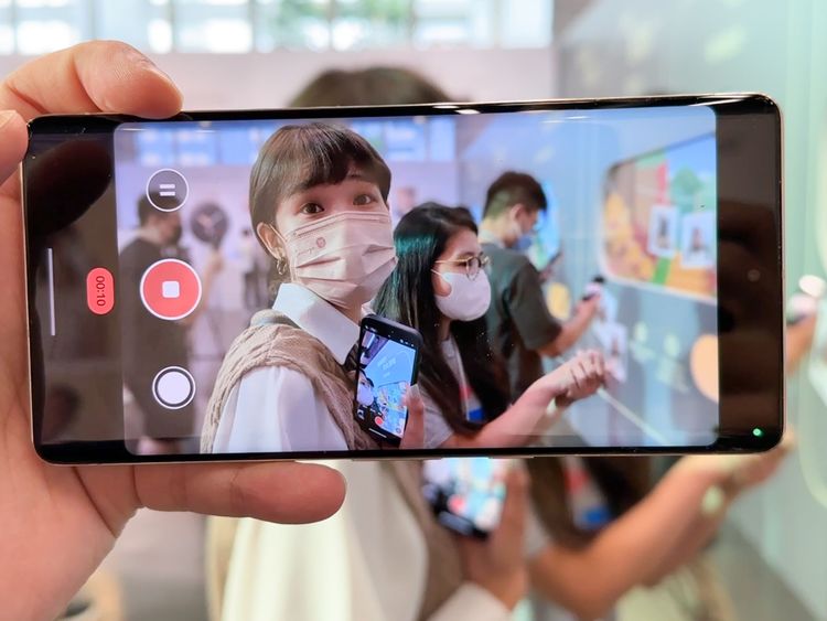 電影動態模糊錄影效果。黃子倫攝