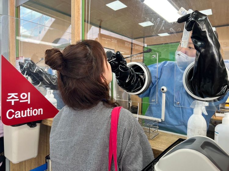 10/1起韓國取消入境24小時內PCR檢測。黃盈甄攝