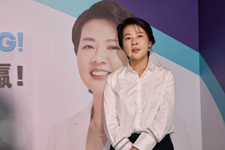 台北市長參選人黃珊珊。葉志明攝