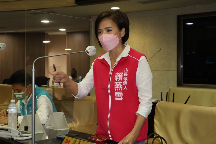 賴燕雪認為對手骯髒，對於私領域一概不予回應。田兆緯攝