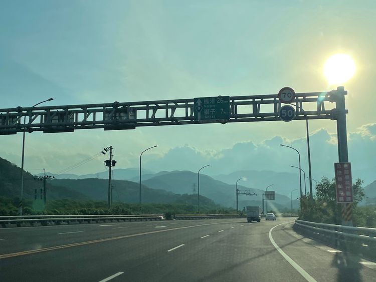 來到南迴公路時，太陽已逐漸西斜、不久後終於要到達墾丁了。林浩昇攝
