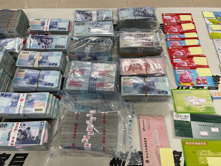警方蒐證後，日前在北部地區拘提王等6人到案，並查扣現金3000萬餘元。刑事局提供