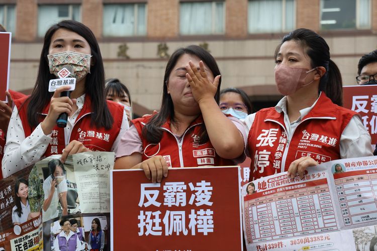 楊佩樺表示，文宣內容都是真實數據。 台灣基進提供