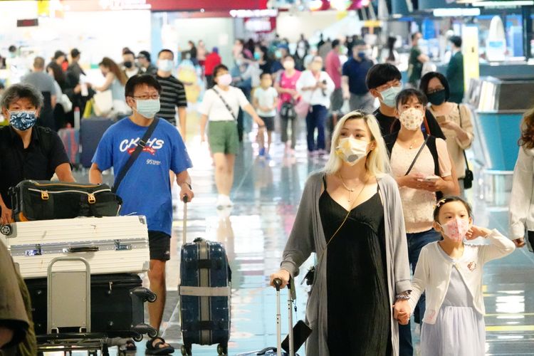 桃園機場。施昂強攝