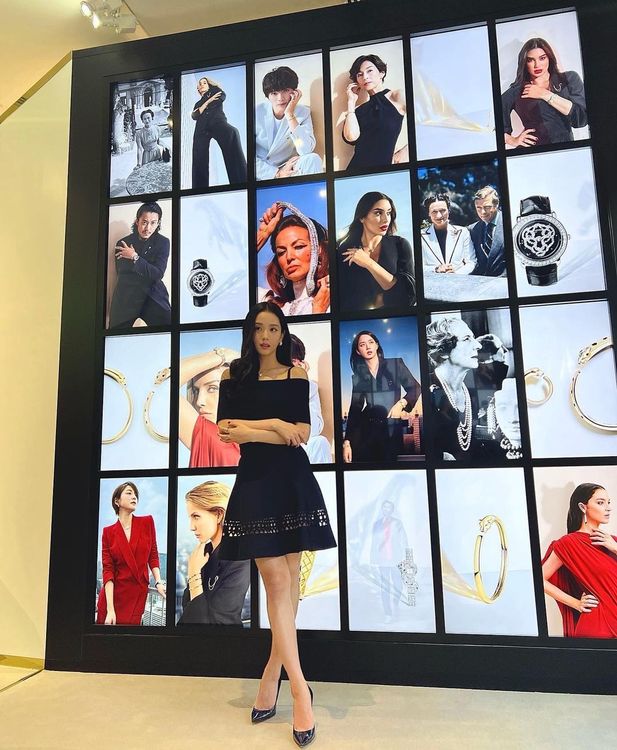 Jisoo造訪Cartier在東京表參道的快閃店。翻攝Jisoo IG