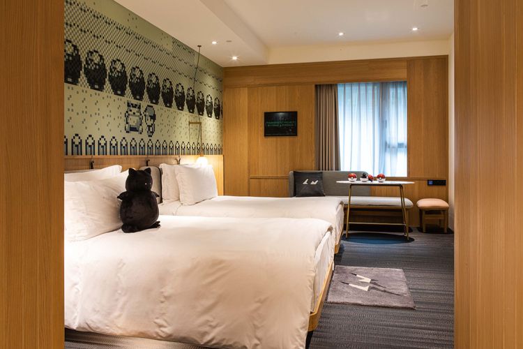 豪華雙床房。金普頓大安酒店提供