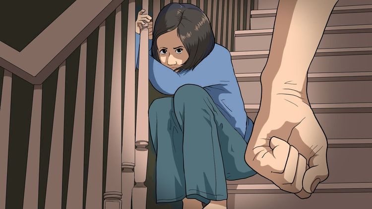 師長發現小柔對家中男性心存恐懼。示意圖