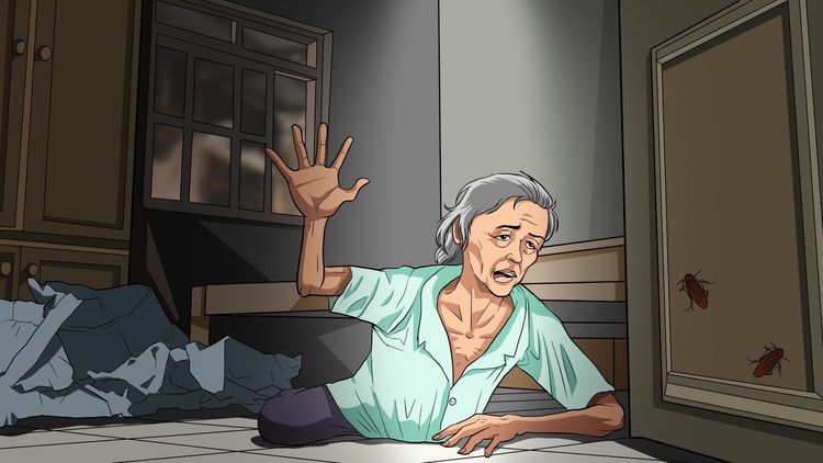 逆子痛毆雙親致重傷，遭判刑安置。示意圖