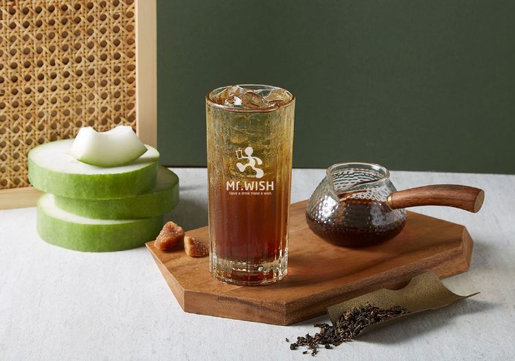 Mr.Wish同步推出「冬瓜玉露」以及「冬瓜烏龍」2款冬瓜飲品。業者提供