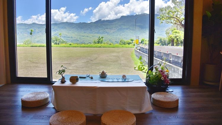 女兒不懂茶縱谷小茶屋。林廷瑀提供。