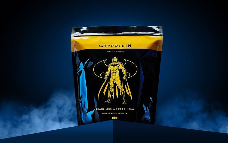Myprotein x DC超級英雄「蝙蝠俠」 聯名商品。業者提供