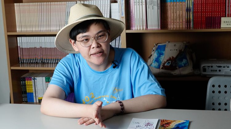 鍾華瑄第一份工作難適應職場文化。莊宗達攝