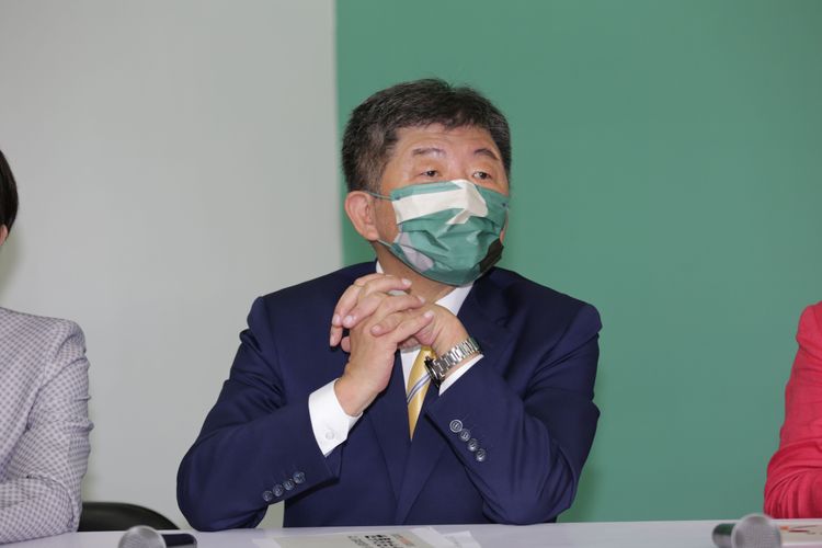 陳時中認為蔣萬安提出這樣與法規有所扞格的政見，讓人意外。翁玉信攝